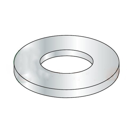 Newport Fasteners Flat Washer, For Screw Size M8 , Steel Zinc Plated Finish, 5000 PK 925821